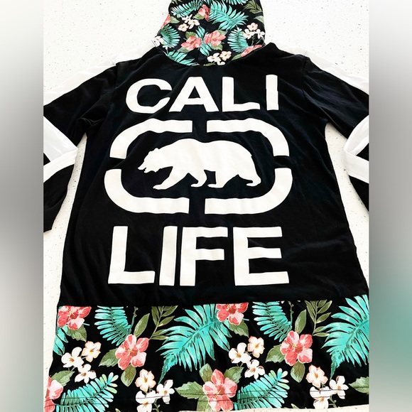 Launder CALI LIFE Tropical Long Sleeve Hoodie S - Picture 2 of 5